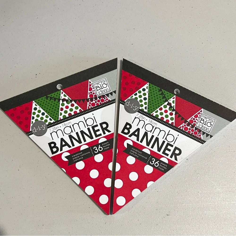 Cardstock Banner/Garland Triangles